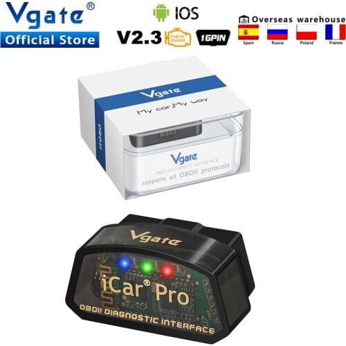 Vgate iCar Pro OBD2 elm327 Car Diagnostic Scanner OBD2 OBD 2 Bluetooth 4.0 ELM327 V2.2 Auto Tool For IOS/Android code reader