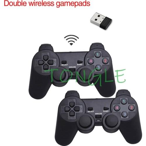 Double Wired Wireless Joypad Gamepad for Pandora Saga Box Arcade Cabinet Machinedouble