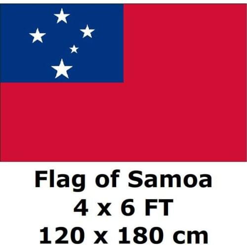 Samoa Flag 120 x 180 cm 100D Polyester Large Big Flags And Banners National Flag Country Banner