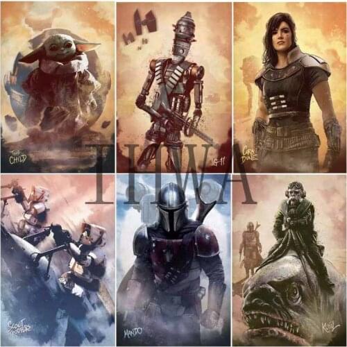 Star Wars Master Yoda Diamond Painting Cross Stitch Full Square Round Diamond Embroidery Home Decor Gift Handwork Disney Gift