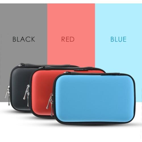 LASPERAL Mobile Hard Storage Box Organizer Ear Cup Disk Drive Storage Container Electronic Parts Storage Pouch 1PC Multifunction