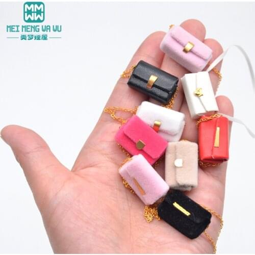 Fashion Toys Leather messenger bag for 28-30cm Blyth Azone OB accessories girl gift