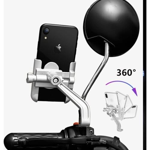 Motorcycle Mobile Phone Bracket For Tw Dr Crf450r Dio Af27 Vn 800 Multistrada 1200 F700gs Majesty 400 Tdm 850 Super Cub 110 Vfr