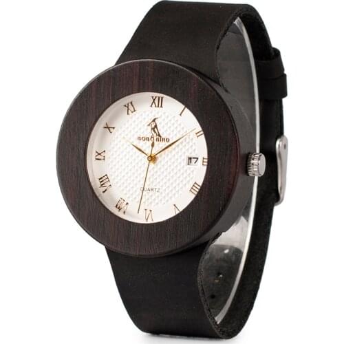 BOBO BIRD Mens Watch Wooden watches For Man 2020 Modern Quart Wrist Timepieces Womens Watch Wristwatch Gift Orologio Uomo