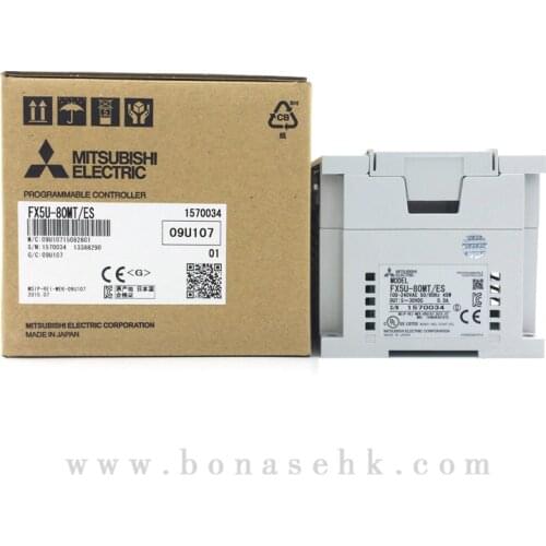 Novo Original PLC FX5UC-32MT/D FX5UC-64MT/D FX5UC-96MT/D FX5U-80MR/ES FX5U-80MT/ES FX5U-80MR/DS FX5U-80MT/DS