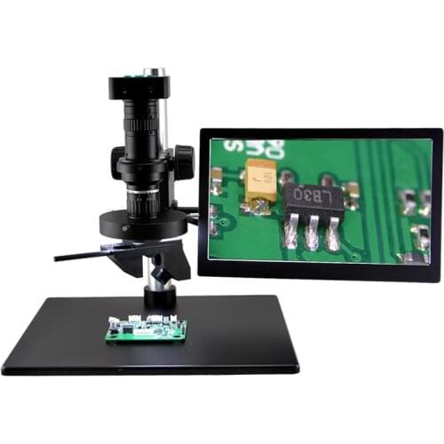 Fm3d0325u 12.5inch LCD Screen 11-95X Portable Industrial Monocular 3d Digital Video Microscope