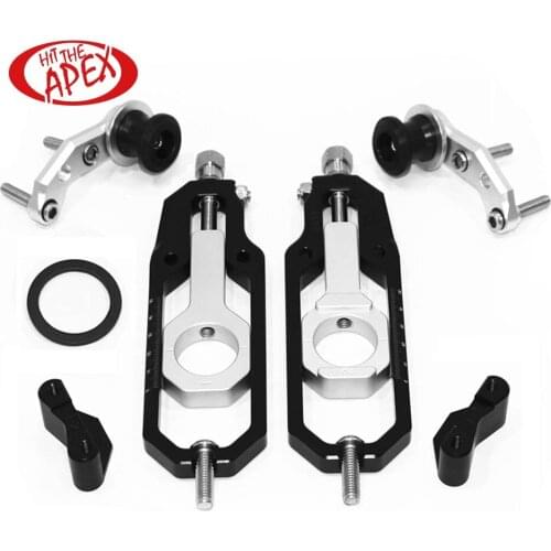 For Yamaha-R1 CNC Chain Tensioner Catena Adjuster with Spool Aluminium Alloy for YZF R1 2007 2008 2009 2010 2011 2012 2013 2014