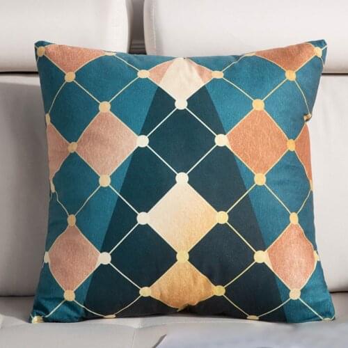 Luxury Geometric Pillow Case Home Decor Printed Cushion Cover Pillow Cover For Home Sofa Bedroom Decorative Throw Pillowcase