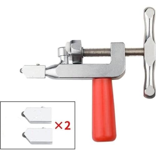 Hand Grip Ceramic Tile Divider Knife Manual Scribing Delimitation Roller Type Glass T Cutter Opener Breaker Construction Tools