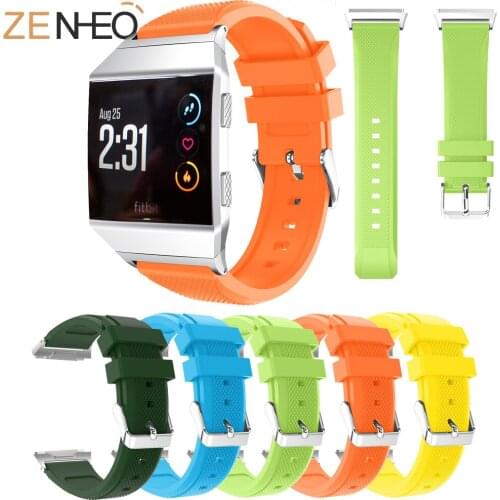 Silicone fashion Wrist Strap Sport Bracelet Wrist Band Replacement Watch Band For Fitbit ionic Band Smart watch Accessories