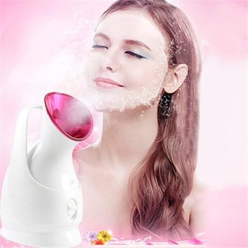 Warm Nano Mist Facial Steamer Mist Sprayer Electric Sauna Vapor Face Moisturizing Machine Acne Remover Whitening