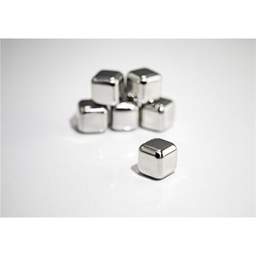 1 pcs Stainless Steel Wisky Champagne Ice Cubes Stones Wine Beer Cooler Rocks Holder Chiller Tools for KTV Home use