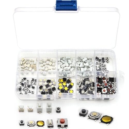 10 Models Car Remote Control Tablet Micro Switch Key Touch Tactile Push Button Component Package 4*4 3*6 3*4 6*6