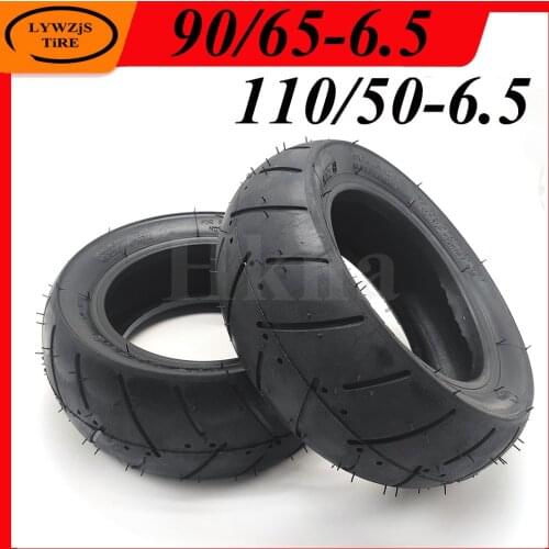90/65-6.5 Tubeless Front Tire 110/50-6.5 Vacuum Rear Tyre for 47cc/49cc Mini Pocket Bike Gas Electric Scooter Accessories