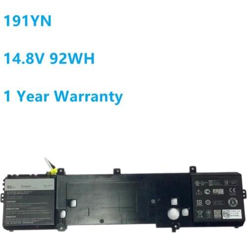 191YN Battery for Dell Alienware 15 R1 15 R2 92wh ALW15CD-1718 ALW15ER-3718 2F3W1 14.8V 92WH