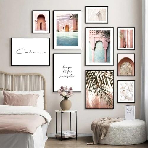 Architecture Travel Art Poster Nordic Beach Scenery Canvas Print Sea Nature Painting Photography Modern Picture Home Decor TB114