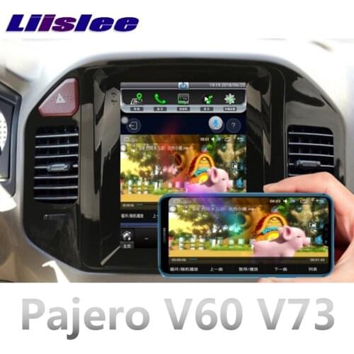 For Mitsubishi Pajero V60 V73 1999~2006 10.4 Inch Car Multimedia GPS Audio Radio DSP Stereo CarPlay 4G RAM Navigation NAVI