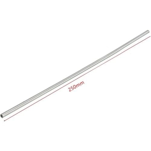 2pcs 304 Stainless Seamless Steel Tube High Temperature Resistant 5mm OD 3mm ID Capillary Tubes 250mm Used For Aviation Antenna