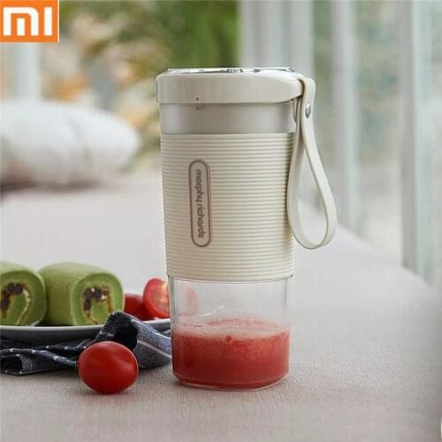 NEW XIAOMI MIJIA Blender Fruit Cup Small Portable Blender Juicer Mixer Food Processor 300ML Magnetic Charge 40 Seconds Of Quick
