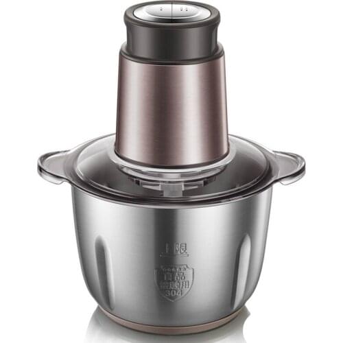 Blenders meat grinder household electric stainless steel fully automatic multi-function stirring of the mincing pepper small NEW