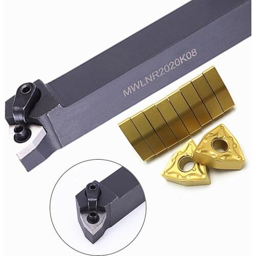 High Quality External Turning Tool Holder MWLNR2020K08 MWLNR1616H08 MWLNR2525M08 Ues For WNMG Carbide Inserts MWLNR/MWLNL