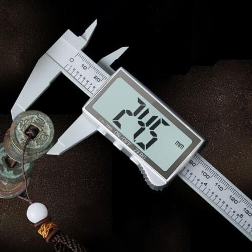 100/150mm Full Screen Plastic Electronic Digital Caliper High-Precision Clear Position Industrial-Grade Measure Instrument