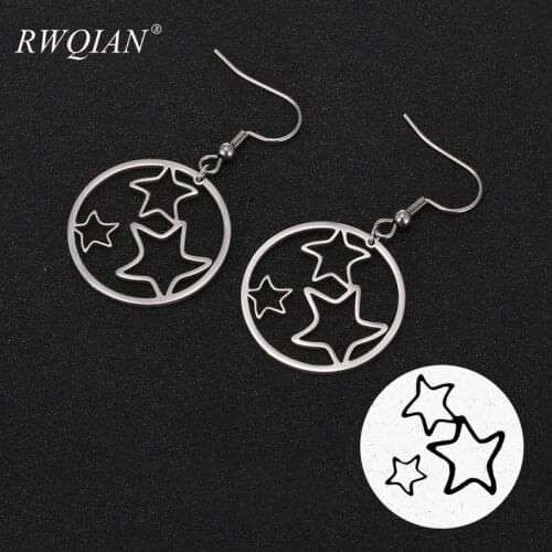 Custom Drawing Earrings Stainless Steel Personalized Graffiti Earring Custom Your Design Logo Charm Jewelry for Women Gifts 2020