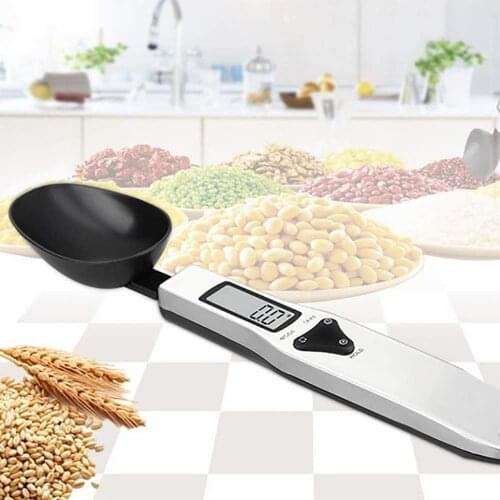 Kitchen Measuring Spoon Food Scale Digital Multi-Function Digital Spoon Scale, 0.1 Grams to 500 Grams Support Unit g/oz/gn/ct