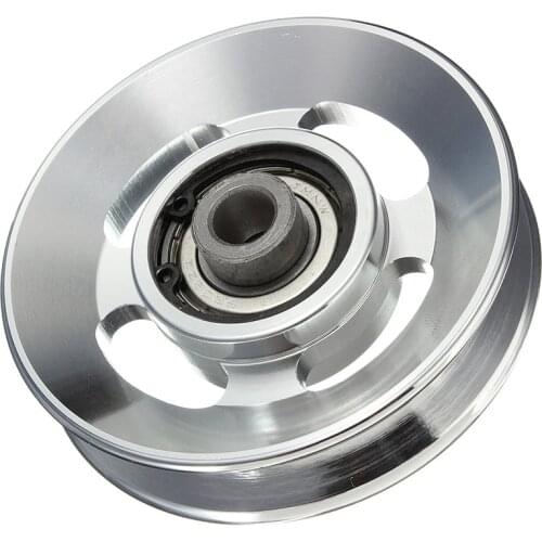 Mayitr 88mm Universal Aluminum Lift Heavy Load Pulley Wheel Cable Gym Fitness Equipment Part also use climbing camping pulley