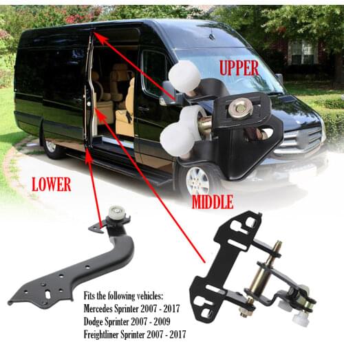 Set of 3 Right Sliding Door Roller FOR MERCEDES SPRINTER DODGE Freightliner Sprinter 9067600147 9067600547 9067600347