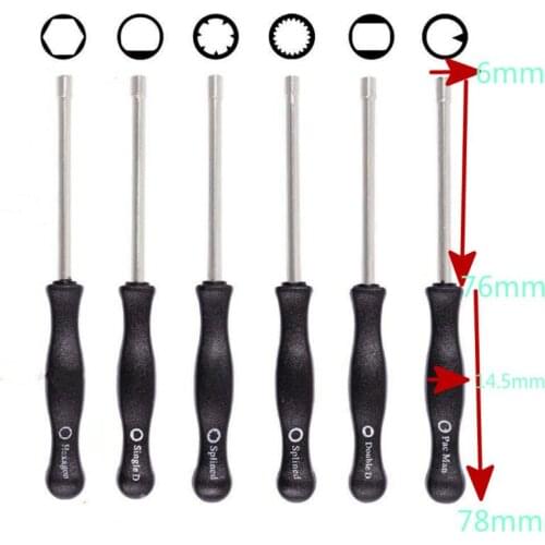 Pack of 6 Pieces 2 Cycle Carburetor Adjusting Tool Carb Adjustment Tool Screwdriver for Common 2 Cycle Small Engine