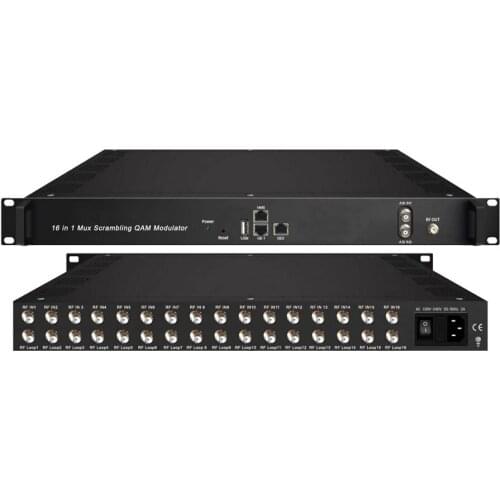 NDS3394C 16 Channels Digital TV Modulator Mux- Scrambling QAM DVB-T HD Modulator