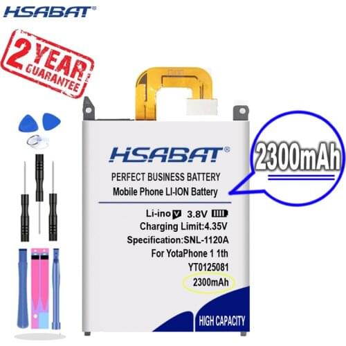 HSABAT 0 Cycle 2300mAh YT0125081 Battery for YotaPhone 1 1th Generation C9660 Replacement Accumulator