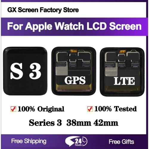 For Apple Watch Series 1 LCD Display Touch Screen Digitizer 38mm 42mm Pantalla Replacement For Apple Watch LCD+Tempered Glass