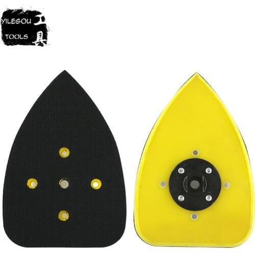 90*135mm Pneumatic Triangle Sanding Pad 90mm x 135mm Triangle Polishing Disc, Triangle Polishing Plate, Triangle Grinding Disc