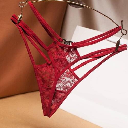 Porno Underwear Women Thong Sexy Panties Thong with pearl Lace Transparent Panties Ladies Briefs Underwear Mico Bikini Thongs