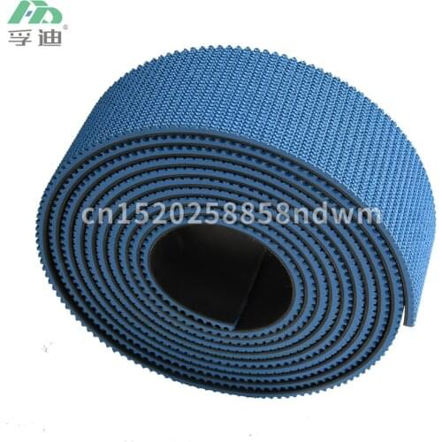 Upper Belt/Back Lower Belt RT-500 For TYC/BHS/BOBST Folder Gluer.NBR Blue Grass Grain Conveyor Belt