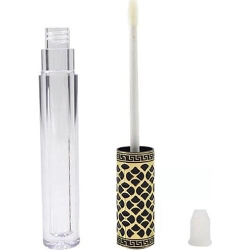 100pcs 4ml Lip gloss Bottle With Gold Cap Empty Clear Lipgloss Containers Lipgloss Split Bottles F3829