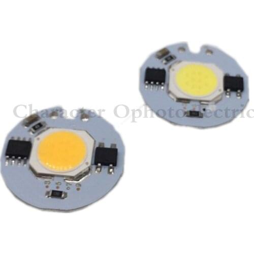 5PCS COB LED Lamp Chip 3W 5W 7W 9W LED COB Bulb Lamp 220V IP65 Smart IC Driver Cold/ Warm White LED Spotlight Floodlight