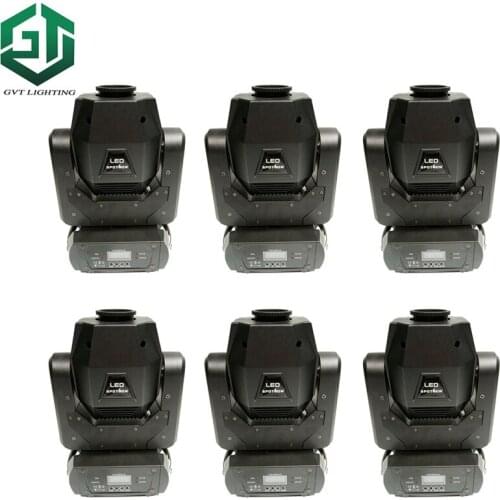 6pcs/lot LED Spot Moving Head Light 60W Led Moving Head Beam Spot Stage Lighting 11 Channels For Professional Stage Disco Lights