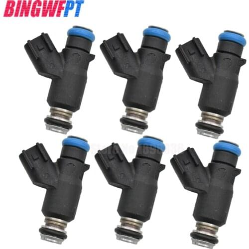 6xFuel injector nozzle for Hyundai Veracruz Azera Elantra Sonata Santa Entourage Kia Soul Genesis Spectra 35310-3C000 353103C000