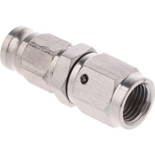 AN -3 Hose to M10x1.0 Straight Stainless Steel PTFE Custom Brake Clutch Hose Fitting