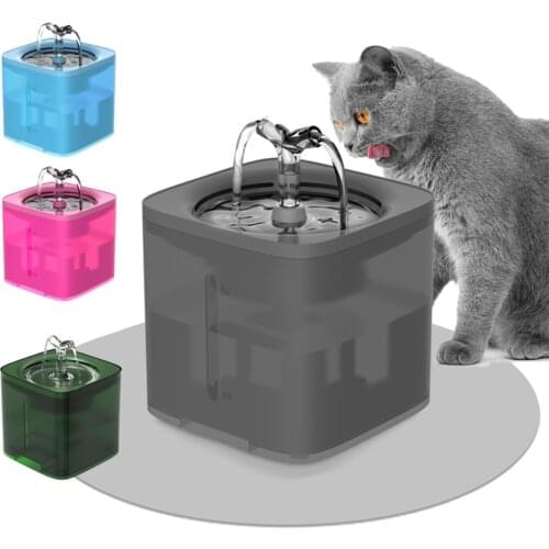 2L Automatic Pet Cat Water Fountain Filter Dispenser Feeder Kitten Puppy Dog Drinking Supplies Smart Drinker For Cats Water Bowl