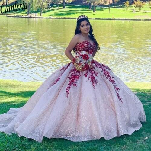 Sparkle Quinceanera Dresses with Jacket Appliques Puffy Skirt Sweet 16 Dress Custom Made Pageant Gowns vestidos de 15 años 2021