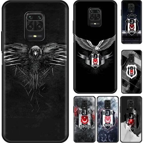 Turkey Besiktas Football Cell Phone Case for Xiaomi Redmi Note 9S 9 4G 8 10 Pro 7 8T 9C 9A 7A 8A K40 Mobile Phones Cover Coque