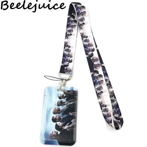 Fast and Furious Creative Lanyard Card Holder Student Hanging Neck Phone Lanyard Badge Subway Access Card Holder Accessories