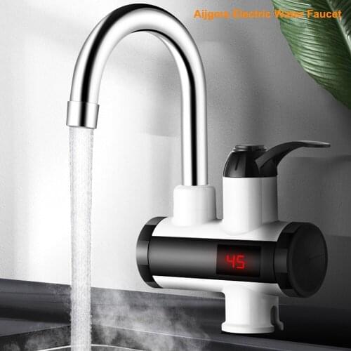 SUS 304 Stainless Steel Kitchen Hot And Cold Electric Heating Hot Water Faucet, Hot And Cold Adjustment, Temperature Display
