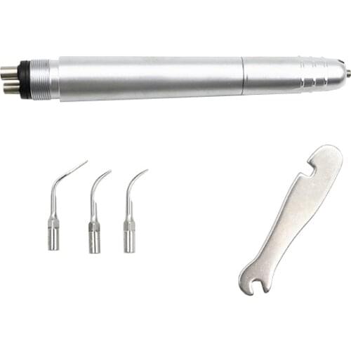 Medical Dental Oral Tooth Stone Scaler 4 Holes Calculus Tarter Remover Scraper Dentists Pick Pneuamtic Ultrasonic Teeth Scaler
