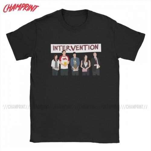 Intervention How I Met Your Mother Tee Shirt HIMYM T Shirt for Men Pure Cotton T-Shirts Short Sleeve Clothing New Arrival