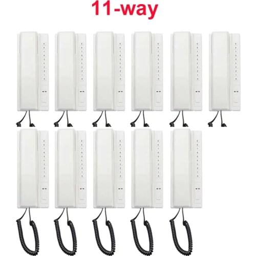 New Wireless Secure Telephone Intercom Interphone Handsets Expandable 11-way for Warehouse Office interphone maison home phone